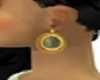 gold CAZ earring