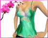 RC Lacey Silk Cami Green