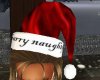 barry naughty santa hat