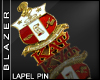 B|Kappa Crest Lapel Pin