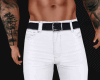 (M) White Jeans