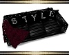 BLACK STYLE POSE COUCH