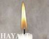 Single Candle Flame