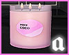 PINK Coco candle