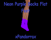 Neon Purple Socks