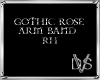 Gothic Rose RH Armband 