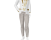 H outfit white gold