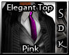 #SDK# Elegant Top - Pink