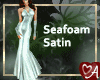 .a Satin Gown Seafoam