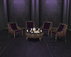 Purple and Gold Chairs