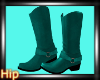 [HB] Cowgirl Boots  Teal