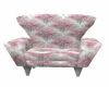 Pink roses chair
