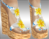sexy flower beach shoes
