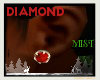 ! DIAMOND EARRINGS RED