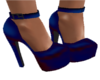 shoes heel blue