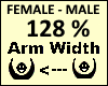 Arm Scaler 128%
