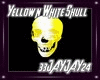 Yellow n White Skull