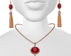 (7K)Ruby Tassel Jewelry