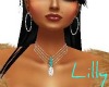 [LWR]Sil/blue necklace