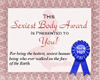 Sexiest Body Award!