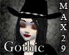 Gothic CowGirl Hat/hair