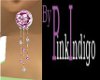 PI - Pink/Gold Earrings