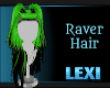 Raver Hair Green