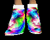 Rainbow Toxic Boots