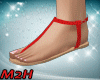 ~2~ Rojo Sandals