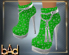 Green Snowflake Boots