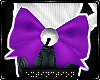 . bell bow | purple