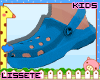 kids blue crocs