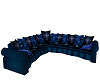S.sofa,7 poses, blue