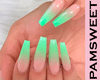 [PS] Green beige nails