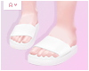 Ⓐ White Slippers
