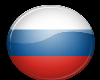 Russia Button Sticker