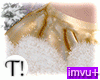 T! Gold Fur Skirt