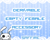 Empty Accessory Drv F