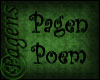 P- Pagen Poem
