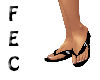 *FEC* Obey Blk Sandals