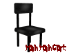 +simple chair black