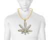 weed gold chain