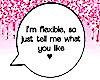 𝓜 | flexible 💝