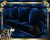 DBL blue black couch