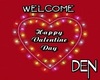 Valentine Welcome Sign