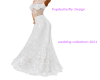 white lace gown