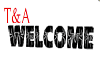 Silver Welcome Sign