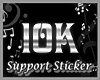 Sinz Support Sticker 10k