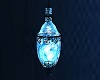 Blue Glass Lantern Lamp