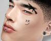 Rk| Face Smile Tattoo